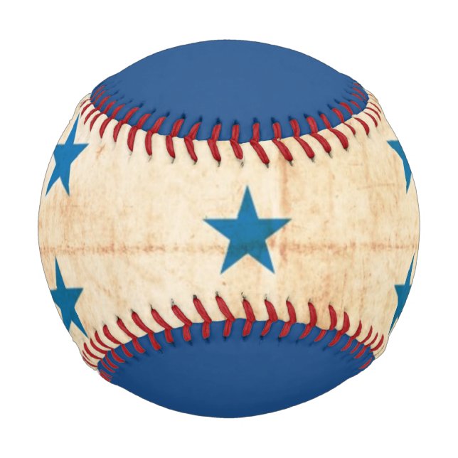 Pelota De Béisbol Bandera Grunge De Honduras (Anverso)