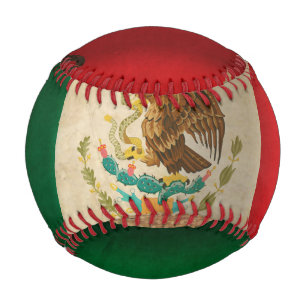 Pelota De Béisbol Bandera ondulada de México
