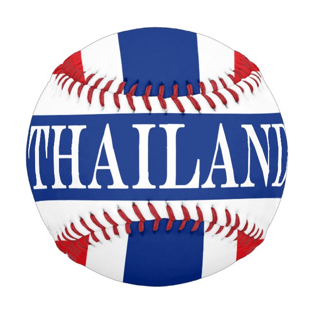 Pelota De Béisbol Bandera tailandesa (Reverso)