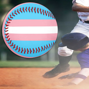 Pelota De Béisbol Bandera transgénero y comunidad del Orgullo / géne