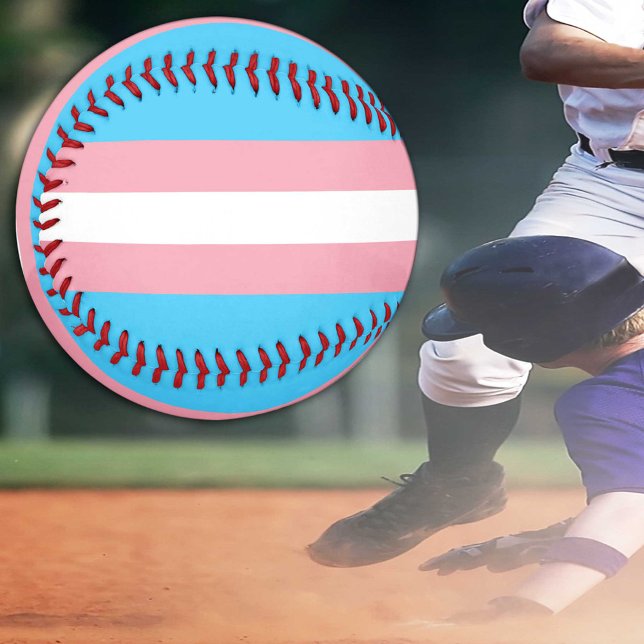 Pelota De Béisbol Bandera transgénero y comunidad del Orgullo / géne (Subido por el creador)