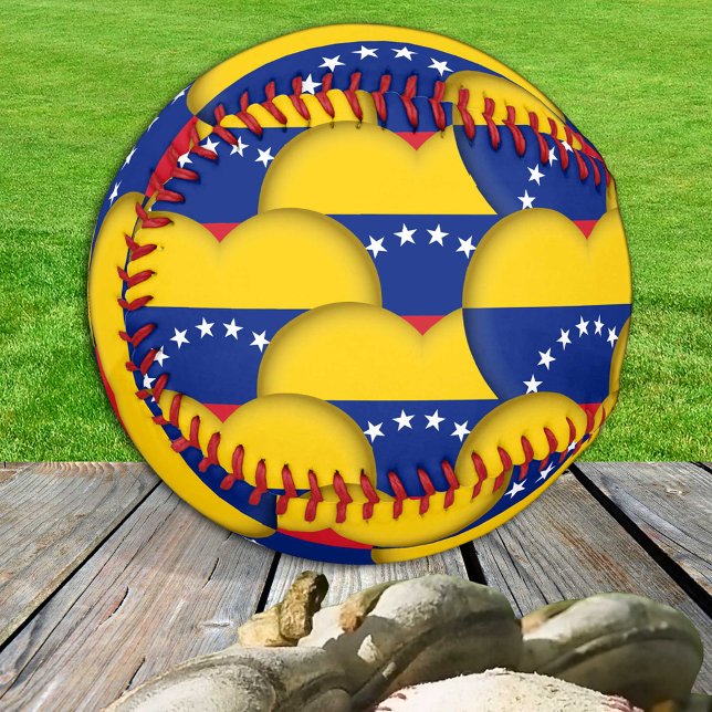 Pelota De Béisbol Bandera venezolana, vándalos cardíacos, amor a Ven (Subido por el creador)