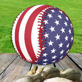 Pelota De Béisbol Banderas de los Estados Unidos de América
