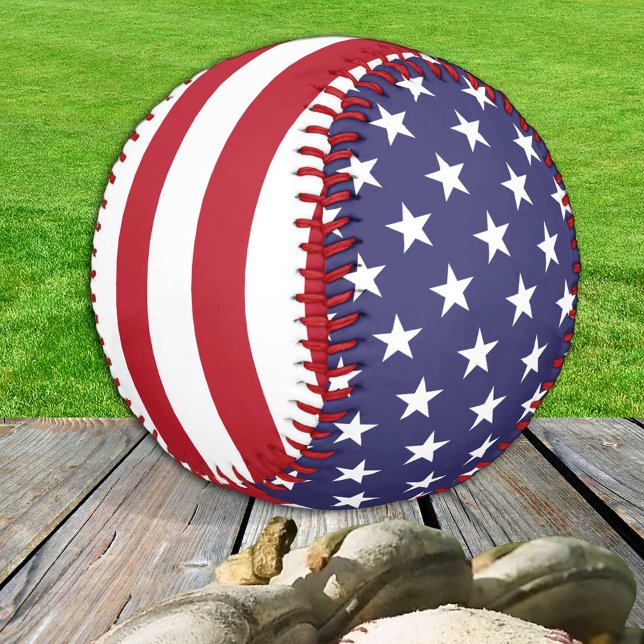 Pelota De Béisbol Banderas de los Estados Unidos de América (Subido por el creador)