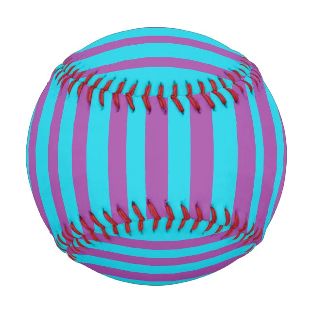 Pelota De Béisbol Bares morados de béisbol (Anverso)