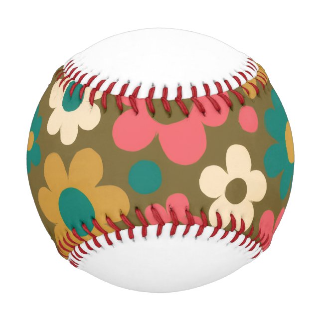 PELOTA DE BÉISBOL BASEBALL - MID CENTURY MODERN DESIGN. (Anverso)