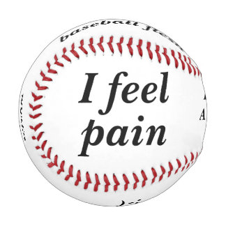 Pelota De Béisbol Baseball that feels pain