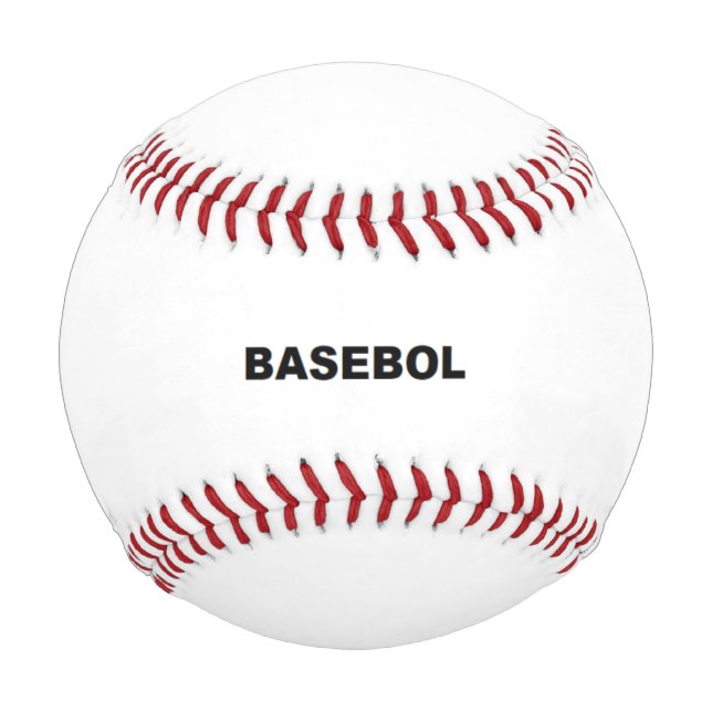 Pelota De Béisbol Basebol (Anverso)