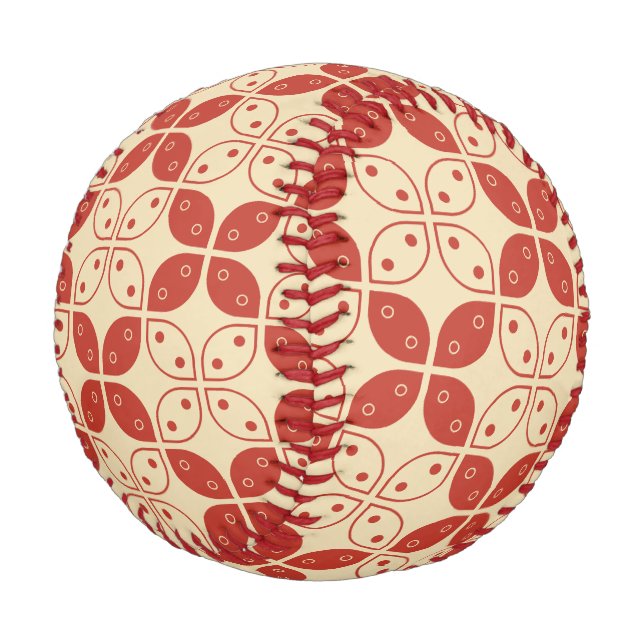 Pelota De Béisbol Batik Kawung, patrón indonesio, javanés, etnia (Angular)