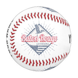 Pelota De Béisbol Baton Rouge City Louisiana Estados Unidos
