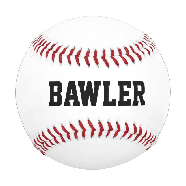 Pelota De Béisbol Bawler Baller (Anverso)