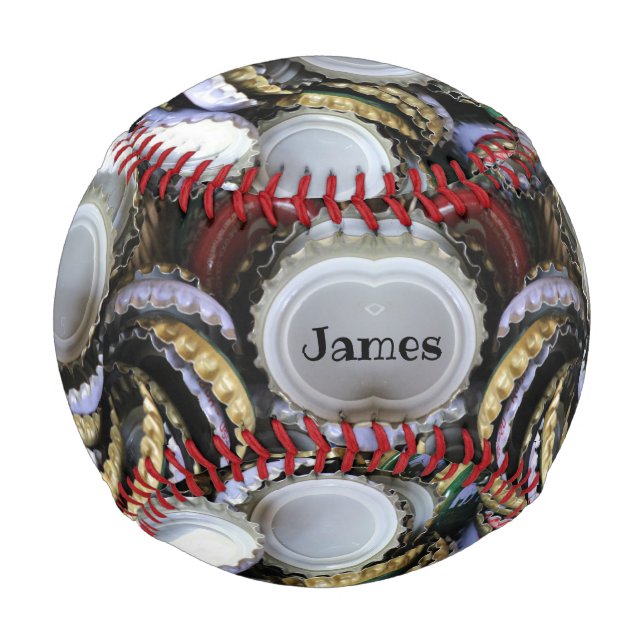 Pelota De Béisbol Beer Lover Guay y Trendy I Love Beer (Anverso)