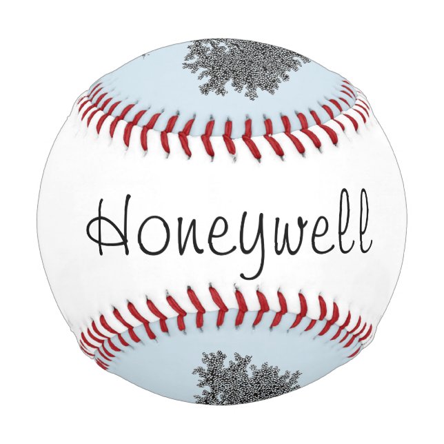 Pelota De Béisbol Béisbol - Árboles de roble con apellido (Reverso)