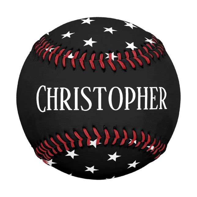 Pelota De Béisbol Béisbol Black Stars (Anverso)