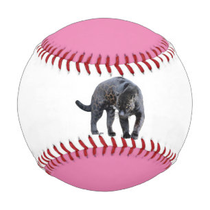 Pelota De Béisbol Béisbol blanco y rosa de Jaguar Diablo