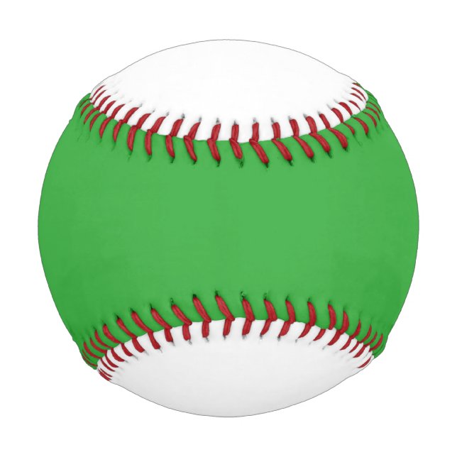 Pelota De Béisbol Béisbol blanco y verde (Anverso)