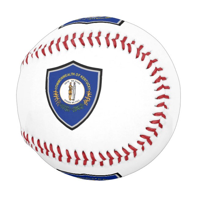 Pelota De Béisbol Béisbol con bandera Kentucky (Anverso derecho)
