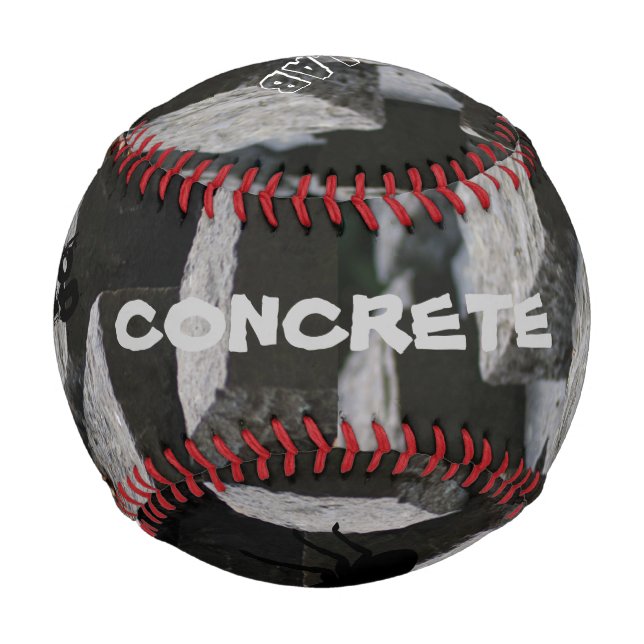 Pelota De Béisbol Béisbol Concreto Black Spider (Anverso)