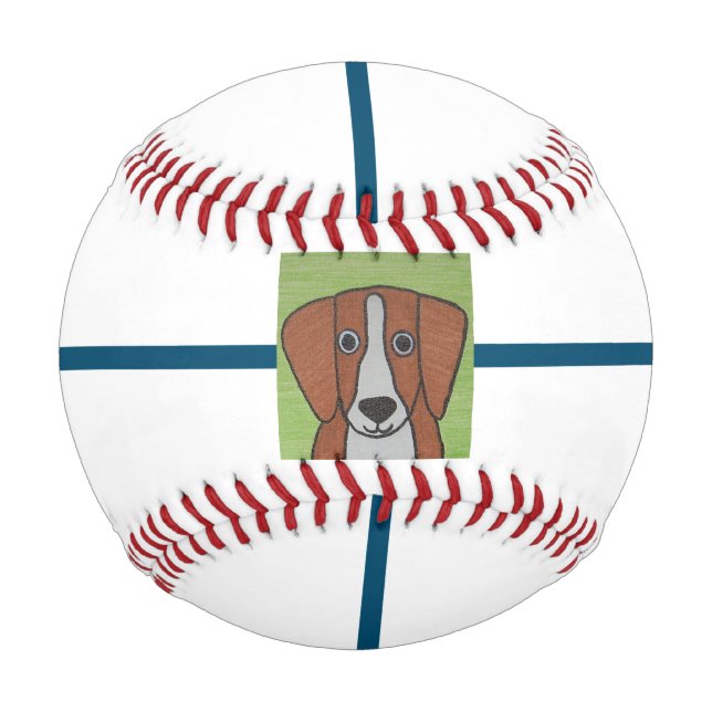 Pelota De Béisbol Béisbol Cute Beagle (Anverso)
