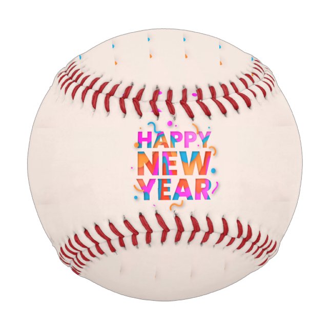 Pelota De Béisbol Béisbol de Año Nuevo (Anverso)