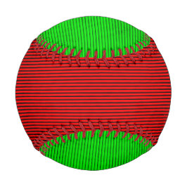 Pelota De Béisbol Béisbol De Banda Roja Y Verde