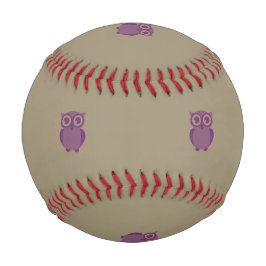 Pelota De Béisbol Béisbol de búho morado