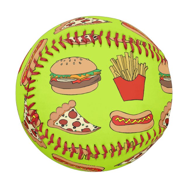 Pelota De Béisbol Béisbol de comida basura (Anverso izquierdo)