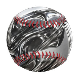 Pelota De Béisbol Béisbol de Cromo Líquido - Metal Plateado Espejo
