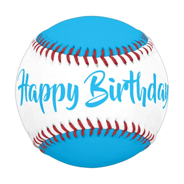 Pelota De Béisbol Béisbol de cumpleaños por dalDesignNZ (Reverso)