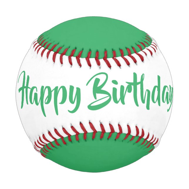 Pelota De Béisbol Béisbol de cumpleaños por dalDesignNZ (Reverso)
