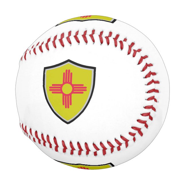 Pelota De Béisbol Béisbol de escudo de Nuevo México (Anverso derecho)