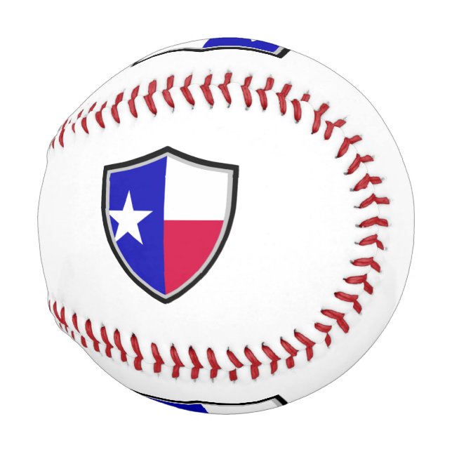 Pelota De Béisbol Béisbol de escudo de Texas (Anverso derecho)