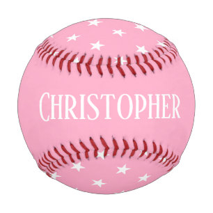 Pelota De Béisbol Béisbol de Estrellas Rosadas