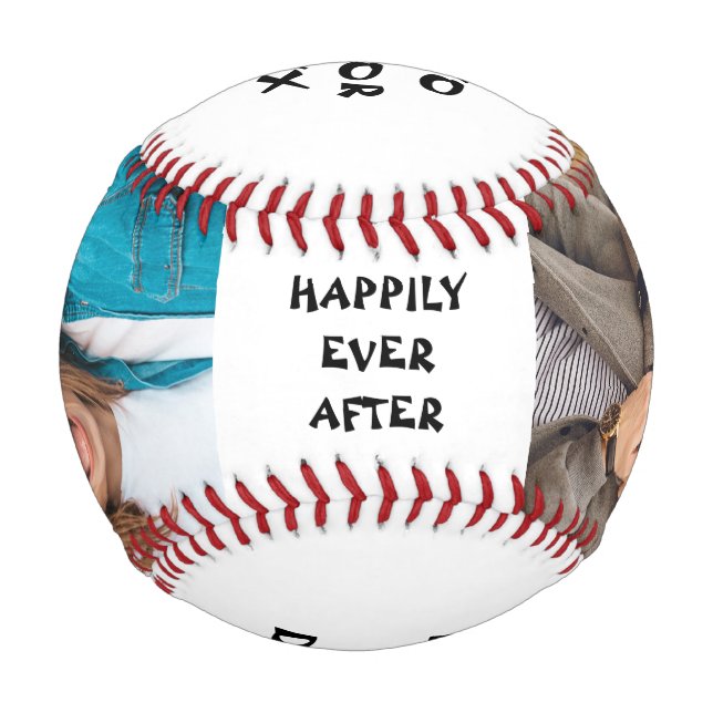 PELOTA DE BÉISBOL BÉISBOL DE FOTOS PERSONALIZADAS POR MARIDO (Anverso)