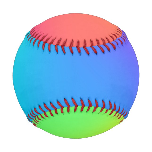 Pelota De Béisbol Béisbol de Gradiente Iris Brillante (Anverso)