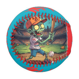 Pelota De Béisbol Béisbol de Halloween, Zombie,Cerebros Sobre Bases