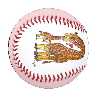 Pelota De Béisbol Béisbol de la familia de las jirafas 