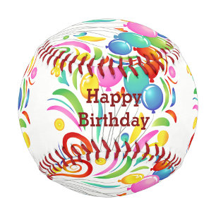 Pelota De Béisbol Béisbol de los Globos de cumpleaños feliz