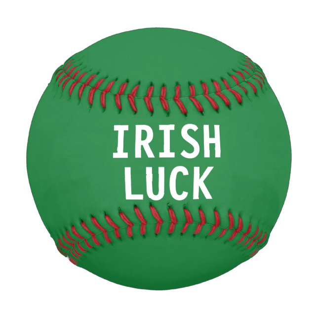 Pelota De Béisbol Béisbol de Luck de Irlanda (Anverso)
