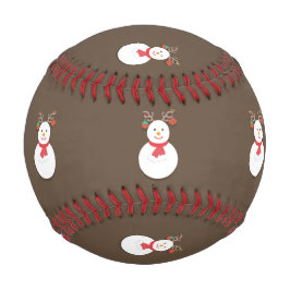 Pelota De Béisbol Béisbol de muñeco de nieve