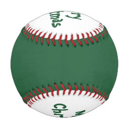 Pelota De Béisbol Béisbol de navidades por dalDesignNZ