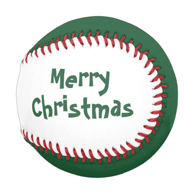 Pelota De Béisbol Béisbol de navidades por dalDesignNZ (Reverso Izquierdo)