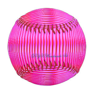 Pelota De Béisbol Béisbol de patrones rosados