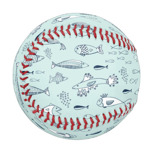 Pelota De Béisbol Béisbol de peces (Reverso derecho)