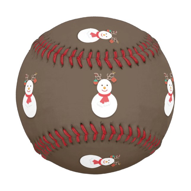 Pelota De Béisbol Béisbol de Snowman (Anverso)