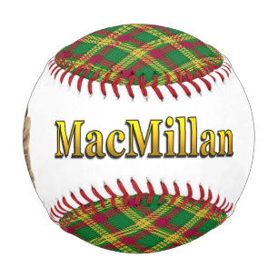 Pelota De Béisbol Béisbol de Sueños de Tartán Escocés del Clan MacMi