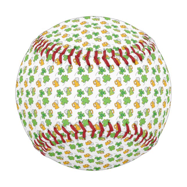 Pelota De Béisbol Béisbol del Día de San Patricio (Anverso)