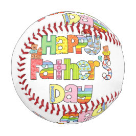 Pelota De Béisbol Béisbol del Día del Padre Feliz