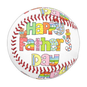 Pelota De Béisbol Béisbol del Día del Padre Feliz