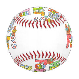 Pelota De Béisbol Béisbol del Día del Padre Feliz